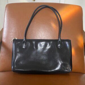 Hobo International Vintage Women's Top Handle Shoulder Bag Black Leather Purse